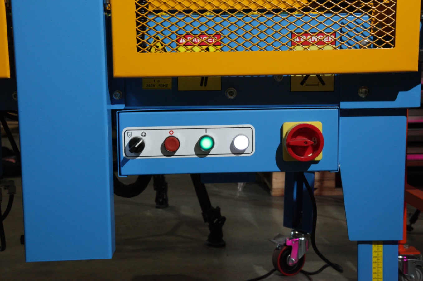 Box Taping Machine Control Panel